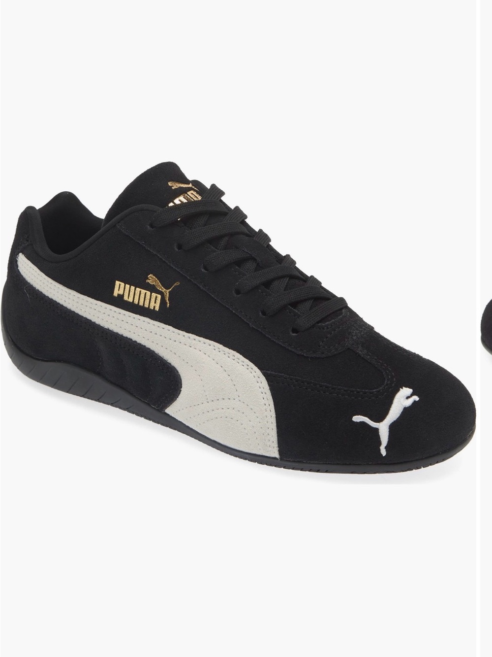 Puma Womens Black OG Speedcat Suede Sneakers